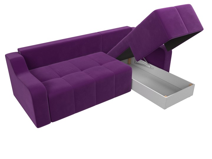 Угловой диван Элида, Фиолетовый (микровельвет) в Вологде - изображение 6