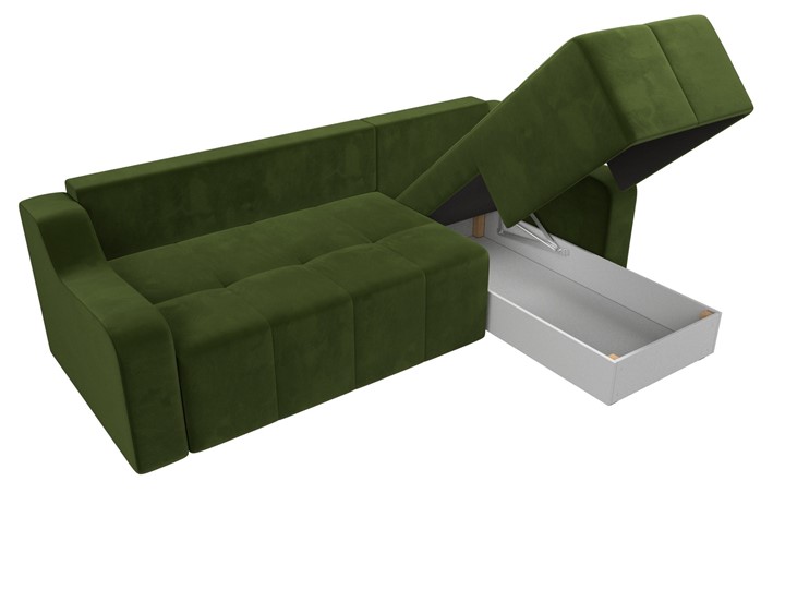 Угловой диван Элида, Зеленый (микровельвет) в Вологде - изображение 6
