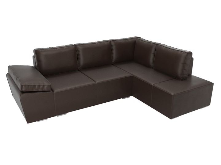 Угловой раскладной диван Хавьер, Коричневый (экокожа) в Вологде - изображение 5
