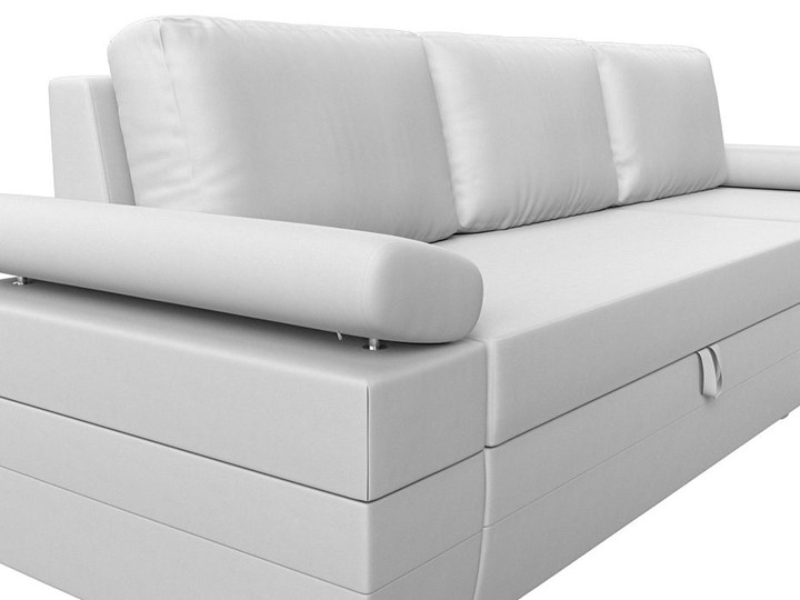Угловой диван с оттоманкой Канкун, Белый (экокожа) НПБ в Вологде - изображение 5