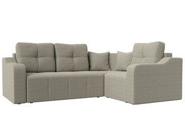 Угловой диван для гостиной Кембридж, Корфу 02 (рогожка) в Вологде