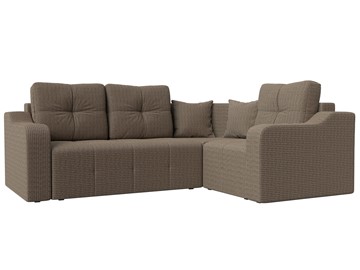 Угловой диван для гостиной Кембридж, Корфу 03 (рогожка) в Вологде