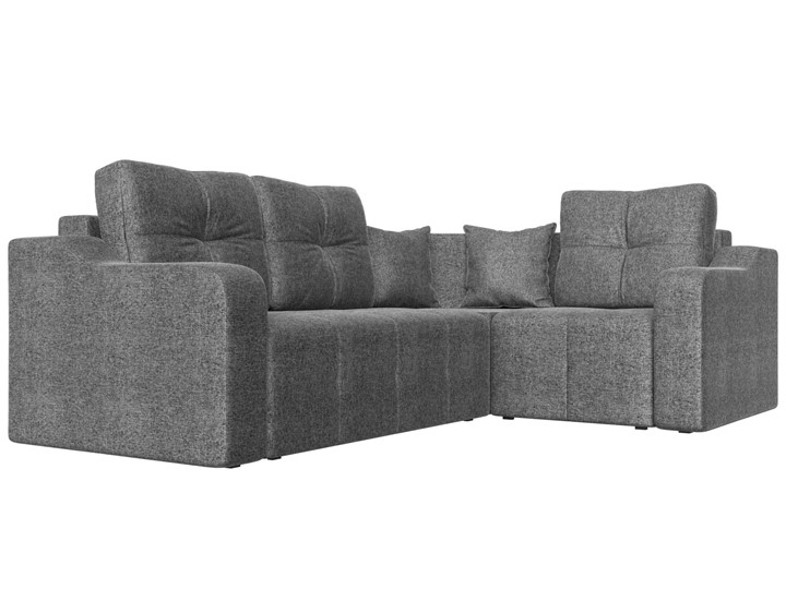 Угловой раскладной диван Кембридж, Серый (рогожка) в Вологде - изображение 2