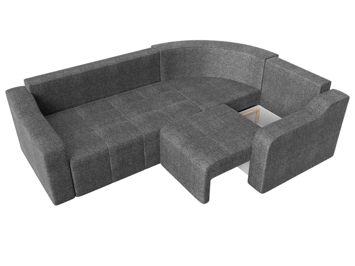 Угловой раскладной диван Кембридж, Серый (рогожка) в Вологде - изображение 5