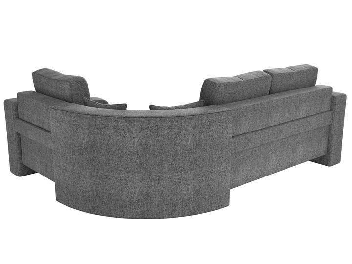 Угловой раскладной диван Кембридж, Серый (рогожка) в Вологде - изображение 9