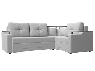 Угловой диван для гостиной Комфорт, Белый (экокожа) в Вологде - предосмотр