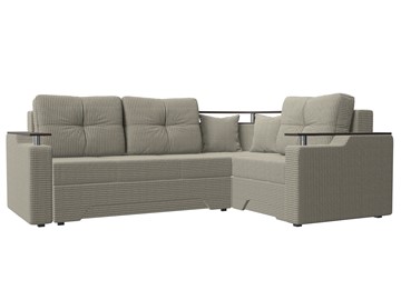 Угловой диван для гостиной Комфорт, Корфу 02 (рогожка) в Вологде