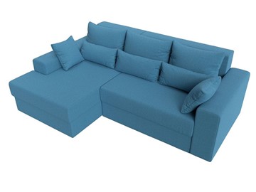 Угловой диван для гостиной Майами, Амур голубой (Рогожка) в Вологде - предосмотр 4