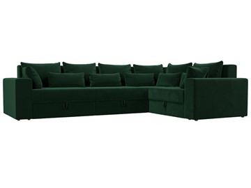 Угловой раскладной диван Майами long, Зеленый (Велюр) в Вологде - предосмотр