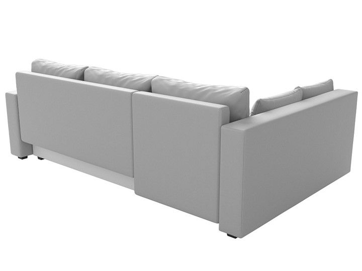 Угловой раскладной диван Мансберг, Белый (Экокожа) в Вологде - изображение 5