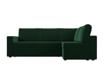 Угловой диван для гостиной Оливер, Зеленый (велюр) в Вологде - предосмотр 3