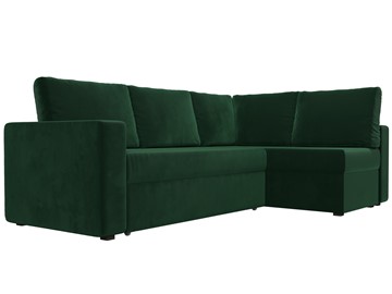 Угловой диван для гостиной Оливер, Зеленый (велюр) в Вологде - предосмотр 4
