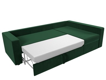 Угловой диван для гостиной Оливер, Зеленый (велюр) в Вологде - предосмотр 8