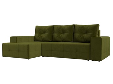 Угловой диван Перри, Зеленый (микровельвет) в Вологде