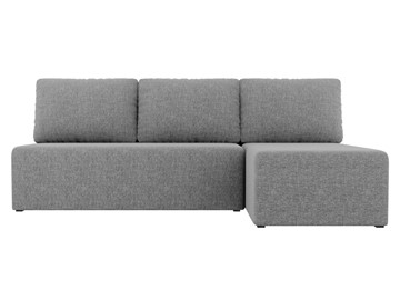 Угловой диван с оттоманкой Поло, Серый (рогожка) в Вологде - предосмотр 1
