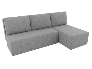 Угловой диван с оттоманкой Поло, Серый (рогожка) в Вологде - предосмотр 3