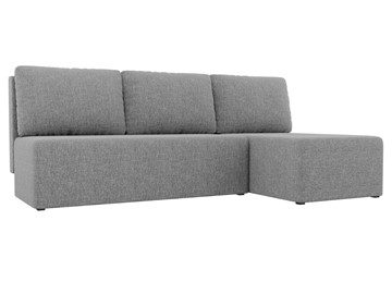Угловой диван с оттоманкой Поло, Серый (рогожка) в Вологде - предосмотр
