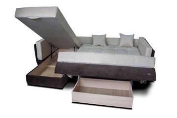 Угловой диван с оттоманкой Аккордеон-2 (сп.м. 1500х2050) в Вологде - предосмотр 4
