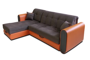 Угловой диван с оттоманкой Аккордеон-8 (сп.м. 150х205) в Вологде - предосмотр