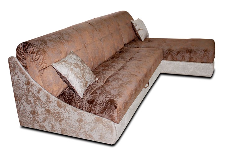 Угловой диван с оттоманкой Аккордеон-Z (сп.м. 1300х2050) в Вологде - изображение 2
