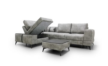 Угловой диван с узкой спинкой Даллас  м6,2+м3+м4+м9+м6+м15 отдельный +2 малые подушки+ящик в малой части в Вологде - предосмотр 2