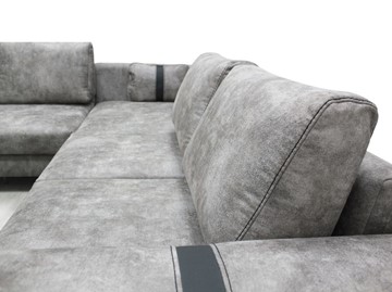 Угловой диван с узкой спинкой Даллас  м6,2+м3+м4+м9+м6+м15 отдельный +2 малые подушки+ящик в малой части в Вологде - предосмотр 4