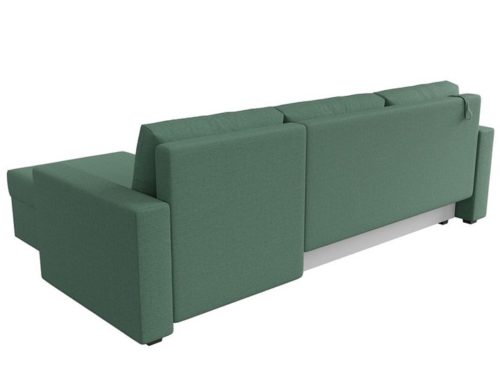 Угловой раскладной диван Траумберг Лайт, Амур зеленый (Рогожка) в Вологде - изображение 5