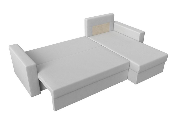 Угловой диван Траумберг Лайт, Белый (Экокожа) в Вологде - изображение 2