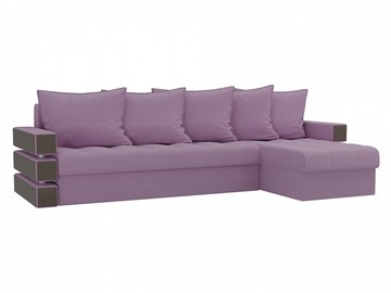 Угловой раскладной диван Венеция, Сиреневый (микровельвет) в Вологде - предосмотр