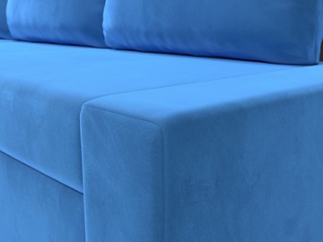 Угловой диван Версаль, Голубой/Бежевый (велюр) в Вологде - предосмотр 3