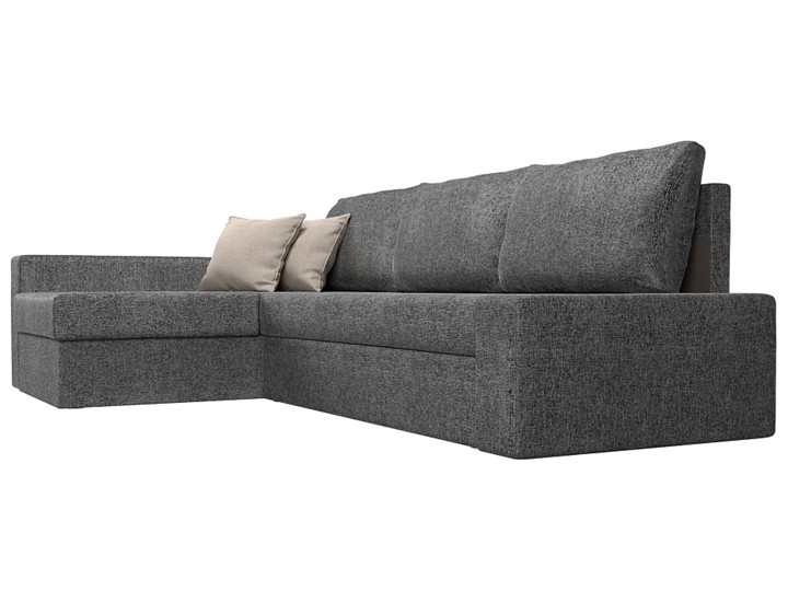 Угловой диван Версаль, Серый/Бежевый (рогожка) в Вологде - изображение 2