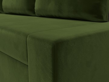 Угловой раскладной диван Версаль, Зеленый/Бежевый (микровельвет) в Вологде - предосмотр 3