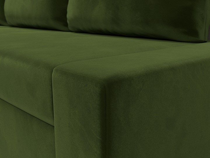 Угловой раскладной диван Версаль, Зеленый/Бежевый (микровельвет) в Вологде - изображение 3