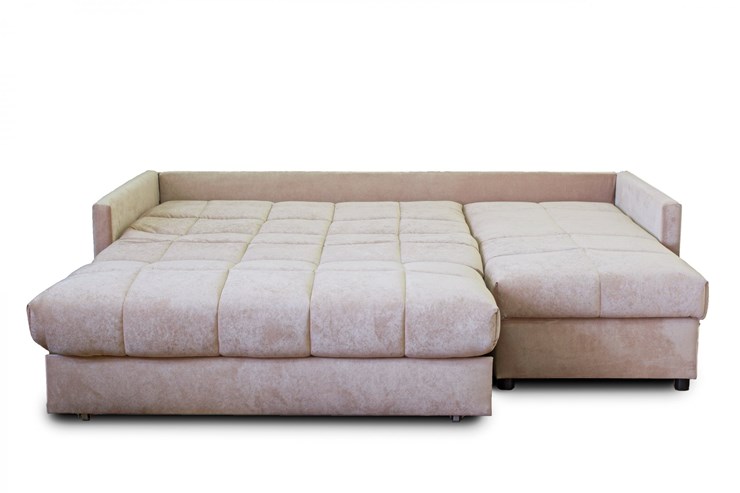 Угловой диван Аккордеон 043, 1400 с оттоманкой 700, ППУ в Вологде - изображение 1