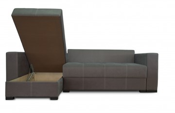 Угловой диван Fashion soft 210 (Uno grey + Brix latte) в Вологде - предосмотр 2