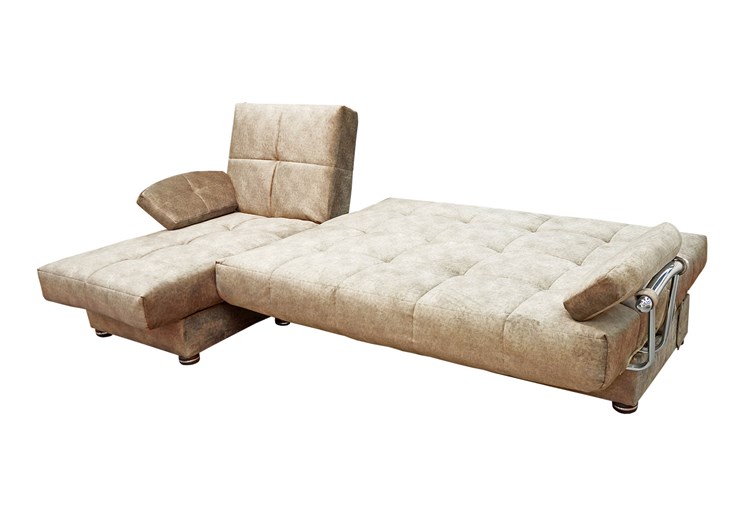 Угловой диван Милана 6 ДУ с хром. подлокотниками, НПБ в Вологде - изображение 3