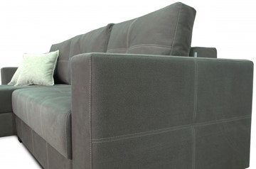 Угловой диван Fashion soft 210 (Uno grey + Brix latte) в Вологде - предосмотр 5