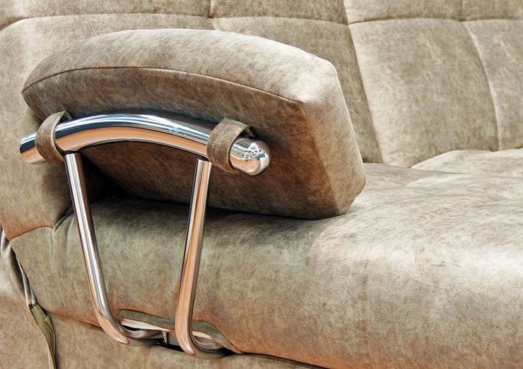 Угловой диван Милана 6 ДУ с хром. подлокотниками, НПБ в Вологде - изображение 6