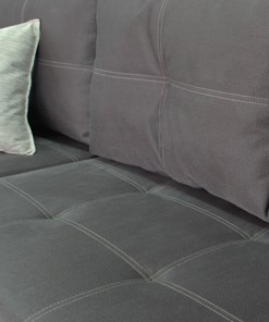 Угловой диван Fashion soft 210 (Uno grey + Brix latte) в Вологде - предосмотр 4