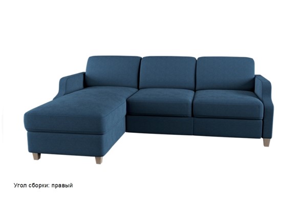 Угловой диван Валенсия Ретро с оттоманкой в Вологде - изображение
