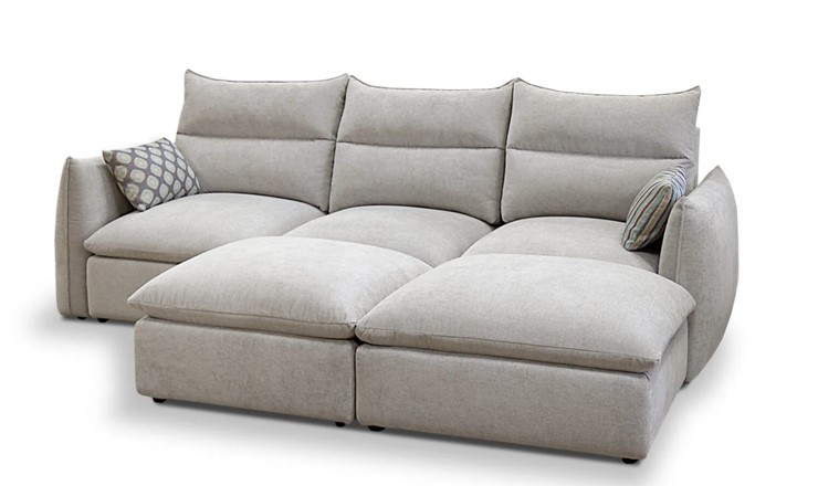 Угловой диван с оттоманкой Лаура в Вологде - изображение 5