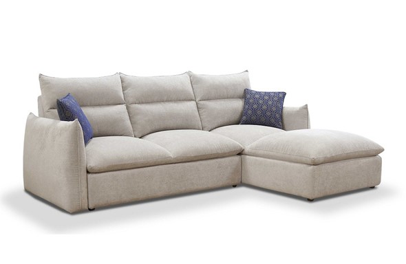 Угловой диван с оттоманкой Лаура в Вологде - изображение