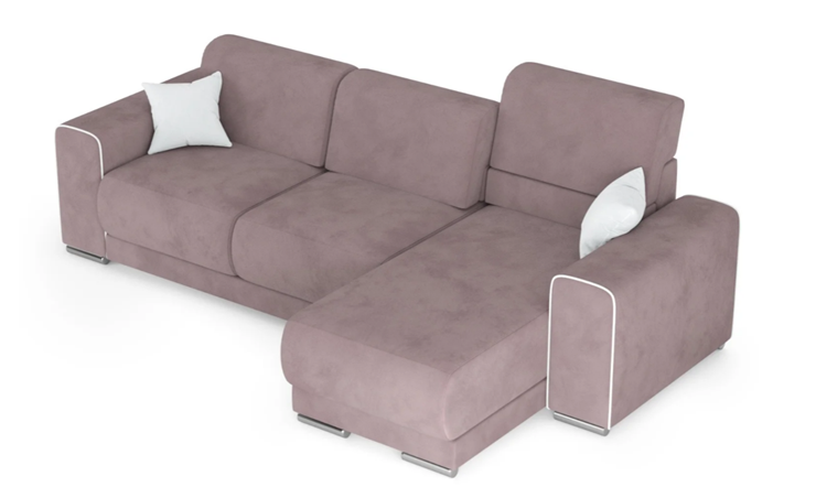 Угловой диван с оттоманкой Манчестер (Тик-так) в Вологде - изображение 3