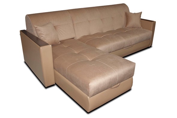 Угловой диван с оттоманкой Аккордеон-1 (сп.м. 800х2050) в Вологде - изображение