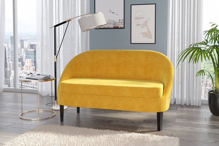 Прямой диван Комо, Ультра мустард в Вологде - изображение 1