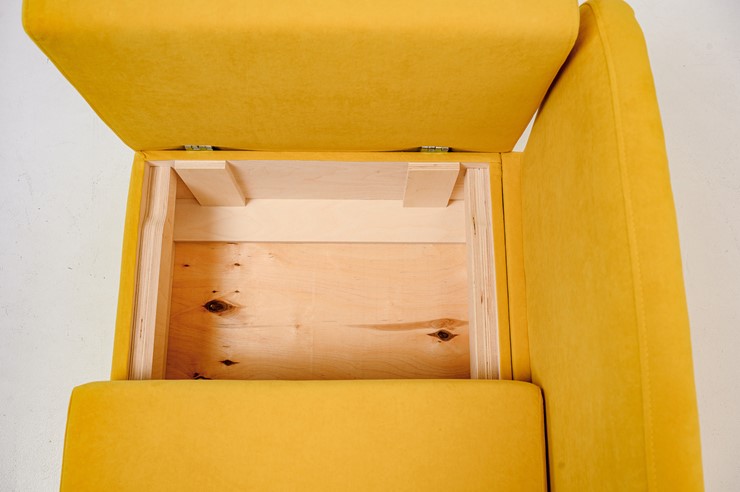 Диван-кровать левая Тедди желтый в Вологде - изображение 7