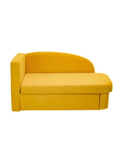 Диван-кровать левая Тедди желтый в Вологде - изображение 1
