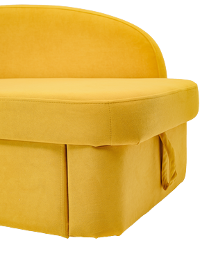 Диван-кровать левая Тедди желтый в Вологде - изображение 3