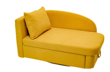 Диван-кровать левая Тедди желтый в Вологде
