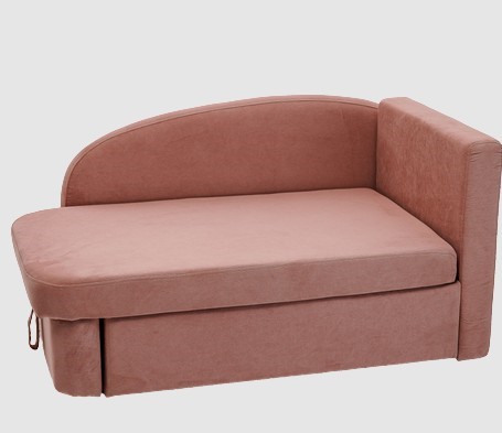 Диван-кровать правая Тедди розовый в Вологде - изображение 2